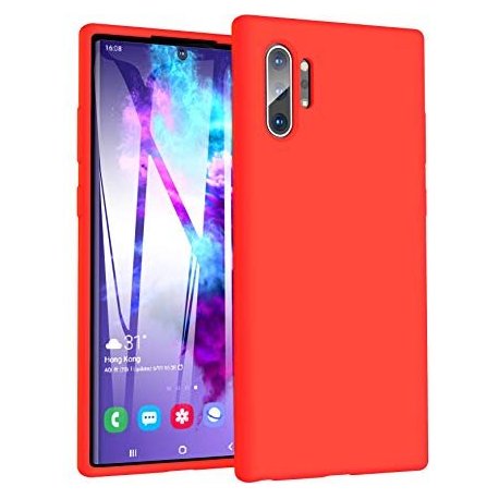 Samsung Galaxy Note 10 Plus N975 Level Guardian Soft Silicone Cover Case Red
