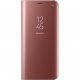 IPhone X/XS Book Case Clear View RoseGold