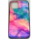 IPhone 11 Pro Back Case Tempered Colour Cloud