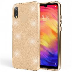 Xiaomi Mi A3 Glitter Case Gold