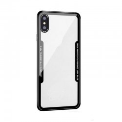 Samsung Galaxy S9 G960 Armor Transparent Silicone TPU+Acrylic Case Black