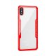 Samsung Galaxy S9 G960 Armor Transparent Silicone TPU+Acrylic Case Red