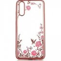 Samsung Galaxy A30S A307 Back Case Flower RoseGold