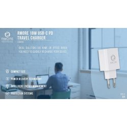 Rmore SYX-J20 Travel Charger 18W Type C White