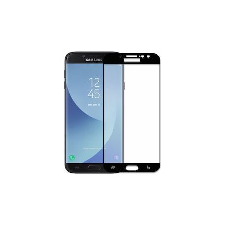 Samsung Galaxy J7 2017 J730 9D Full Glue Gorilla Tempered Glass 9H Black