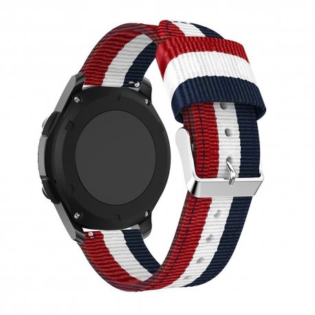 Samsung Gear S3 Belt 22mm Tech-Protect Welling Navy-Red