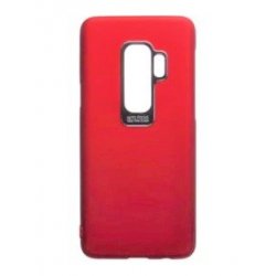 Samsung Galaxy A8 Plus A730 Level Auto Focus Protective Case Red