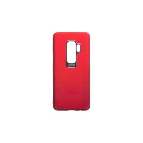 Samsung Galaxy A8 Plus A730 Level Auto Focus Protective Case Red