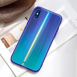 IPhone 7 Plus/8 Plus Aurora Glass Case Blue