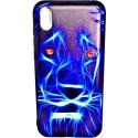 Huawei Y5 2019 Back Cover Case Tempered Glass Lion