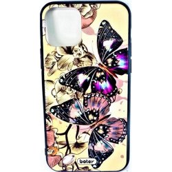 IPhone 11 Pro Back Case Tempered Butterfly
