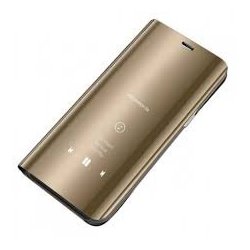 Xiaomi Redmi Note 8 Pro Book Case Clear View Gold