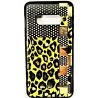 Samsung Galaxy S10e G970 Back Case Tempered Strass Leopar