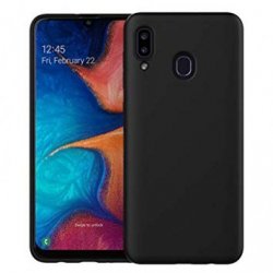 Samsung Galaxy M20 M205 Plastic Back Case Black