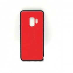 Samsung Galaxy S9 G960 Silicon Case Tempered Red