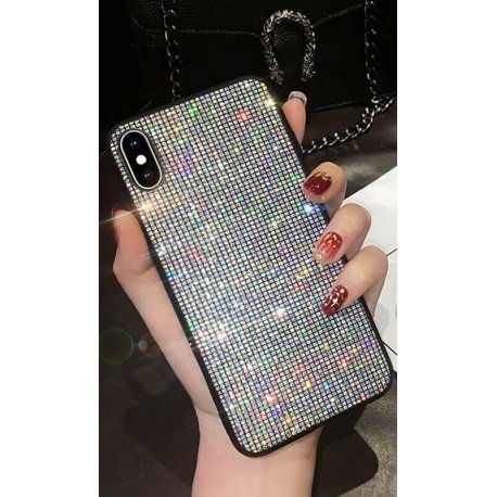 Samsung Galaxy S9 Plus G965 Silicon Case Tempered Glitter