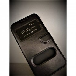 Universal Mobile Case Book Wallet 5.3"-5.8" Black
