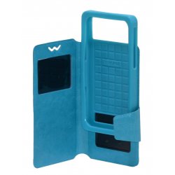 Universal Mobile Case Book Wallet 5.3"-5.8" Blue