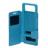 Universal Mobile Case Book Wallet 5.3"-5.8" Blue