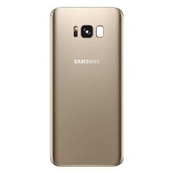 Samsung Galaxy S8 Plus G955 Battery Cover Gold +Camera Lens