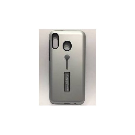 Samsung Galaxy M20 M205 Hard Back Cover Kickstand Case I Want Personality Not Trivial Silver