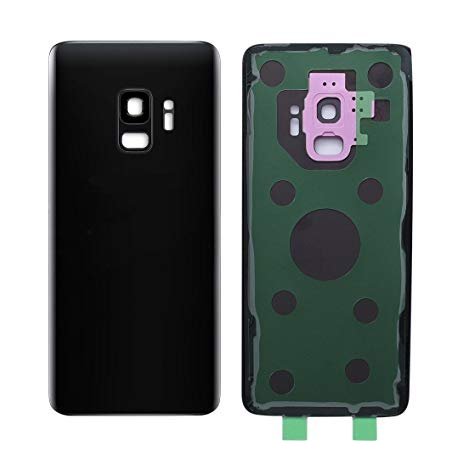 Samsung Galaxy S9 G960 Battery Cover With Camera Lens Black