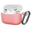 Airpods Pro Hang Silicone Case Pink