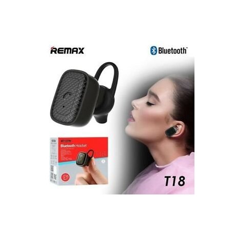 Remax RB-T18 Mini Stealth Unilateral Bluetooth Earphone Black