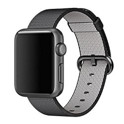 Apple Watch Woven Nylon Strap Black