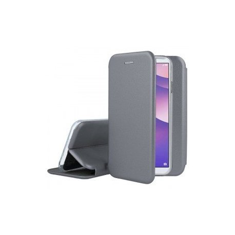 Samsung Galaxy M20 M205 Book Case Magnet Hard Grey