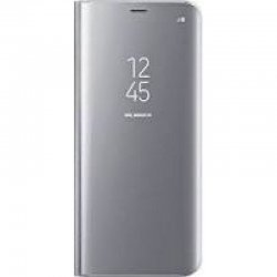 Samsung Galaxy J4 Plus J415 Book Case Clear View Silver