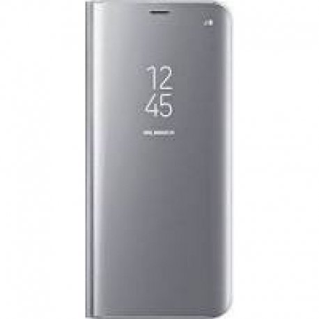 Samsung Galaxy J4 Plus J415 Book Case Clear View Silver
