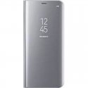 Samsung Galaxy J4 Plus J415 Book Case Clear View Silver