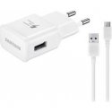 Samsung EP-TA20EWE Travel Charger+EP-DN930CWE Type C Data Cable White Bulk