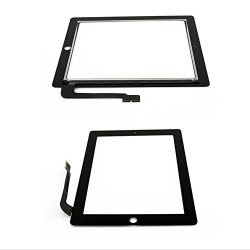 IPad 3/4 Touch Screen Black(with glue no home button)