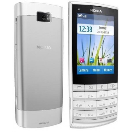 Nokia X3-02 Full Body Housing Silver