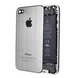 IPhone 4S Brushed Metal Battery Cover Plate