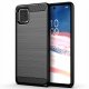 Samsung Galaxy Note10 Lite N770 Case Carbon Fiber Design TPU Flexible Soft Black