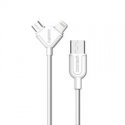 REMAX RC-031T 2 In 1 Data Cable White