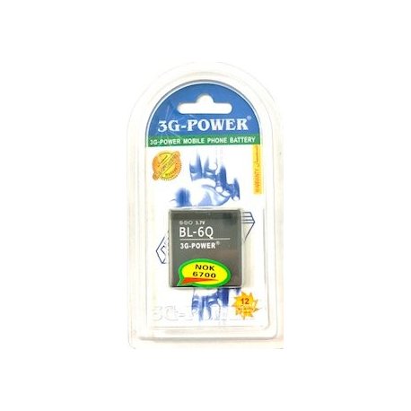 Nokia 6700 Battery BL-6Q 3G-Power