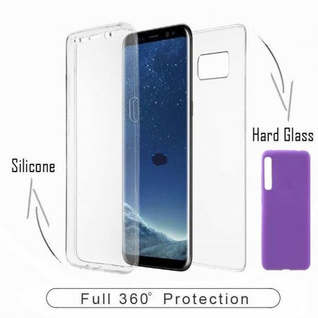 Samsung Galaxy A70 A705 360 Degree Full Body Case Purple