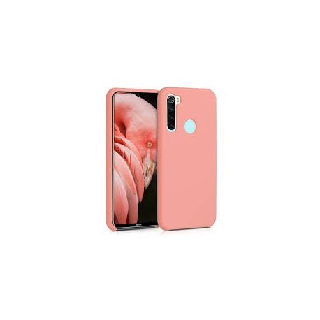 Xiaomi Redmi Note 8T Silky And Soft Touch Silicone Cover Pink