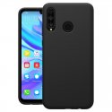Huawei P30 Lite Silky And Soft Touch Finish Silicone Case Black