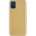 Samsung Galaxy A71 A715 Back Glitter Case Gold