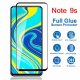 Xiaomi Redmi Note 9S/Pro Tempered Full Screen Protector Full Glue Black