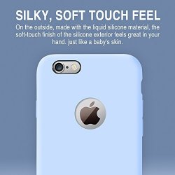 IPhone 6 Plus/6s Plus Silky And Soft Touch Silicone Cover Light Blue