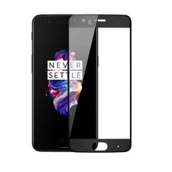 OnePlus 5 Tempered Full Screen Protector Black