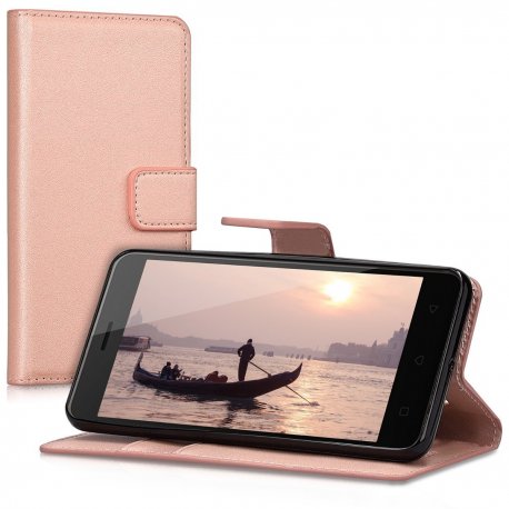 Huawei P40 Lite Book Case RoseGold