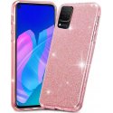 Huawei P40 Lite Back Glitter Case Pink