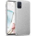 Huawei P40 Lite Back Glitter Case Silver